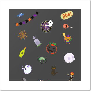 Cute Halloween design Posters and Art